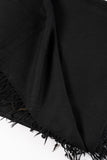 Pashmara Plain Black Wool Shawl