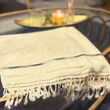 Pashmara Special Swati Wool Shawl(off-white)