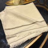 64 Wool Pashmara Special Shawl (Off-White)